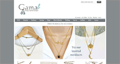 Desktop Screenshot of gamajewellery.com
